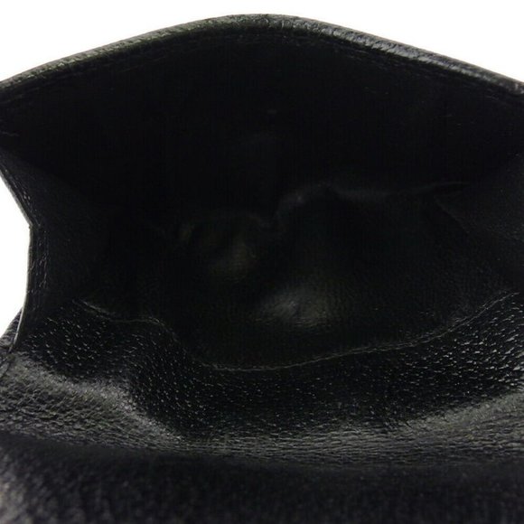 GUCCI W Hook Wallet GG Canvas Canvas ~ Leather Auth Used T19021 - Picture 10 of 10